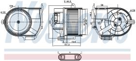 Nissens 87487 - VENTILADOR HAB.RENAULT CLIO II(01-)