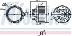 Nissens 87494 - VENTILADOR HAB.FORD FIESTA VI(CB1)(