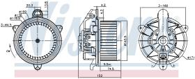 Nissens 87495 - VENTILADOR HAB.FORD KA+(CDU)(16-)1.