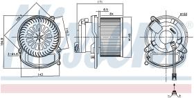 Nissens 87504 - VENTILADOR HAB.RENAULT MEGANE IV(15