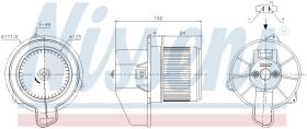 Nissens 87700 - VENTILADOR HAB.FIAT 500(312)(07-)1.