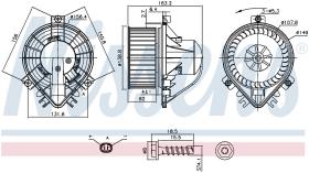 Nissens 87708 - VENTILADOR HAB.MINI CONVERTIBLE(R52