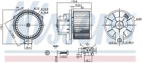 Nissens 87709 - VENTILADOR HAB.SMART CITY-COUPE(W45