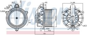 Nissens 87710 - VENTILADOR HAB.FORD KA+(CDU)(16-)1.