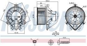 Nissens 87711 - VENTILADOR HAB.MINI CONVERTIBLE(R52