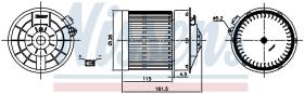 Nissens 87722 - VENTILADOR HAB.NISSAN QASHQAI(J11)(