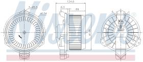 Nissens 87727 - VENTILADOR HAB.SUBARU TREZIA(10-)1.