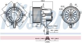 Nissens 87760 - VENTILADOR HAB.PORSCHE PANAMERA(970