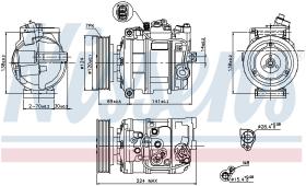  890025 - COMPRESOR VOLKSWAGEN TOUAREG (7L) (