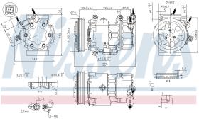 Nissens 890041 - COMPRESOR MINI MINI (R56)(06-)ONE 1