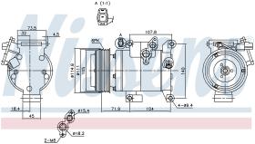 Nissens 890045 - COMPRESOR MAZDA 6 (GJ) (12-) 2.0 I