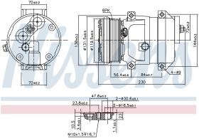 Nissens 890050 - COMPRESOR CHEVROLET EPICA(KL1)(06-)
