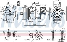  890087 - COMPRESOR VOLKSWAGEN UP(11-)1.0 I 1