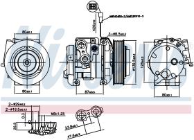 Nissens 890093 - COMPRESOR MERCEDES AROCS(13-)