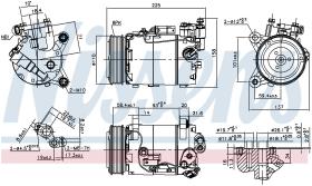 Nissens 890098 - COMPRESOR MINI CONVERTIBLE(F57)(14-