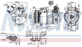 Nissens 890125 - COMPRESOR FORD FOCUS III(CB8.CEW)(1