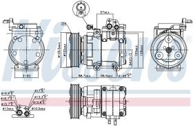 Nissens 890129 - COMPRESOR HYUNDAI H1(A1)(97-)2.5 CR