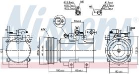 Nissens 890130 - COMPRESOR HYUNDAI TUCSON(JM)(04-)2.