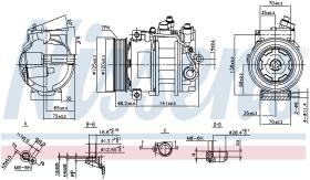 Nissens 890140 - COMPRESOR PORSCHE PANAMERA(970)(09-