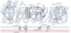 Nissens 890141 - COMPRESOR LEXUS IS II(ALE20.GSE20)(