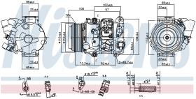 Nissens 890142 - COMPRESOR TOYOTA HIGHLANDER/KLUGER(
