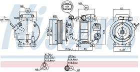 Nissens 890150 - COMPRESOR KIA SORENTO 10-