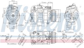 Nissens 890218 - COMPRESOR ROLLS ROYCE GHOST(08-)6.6