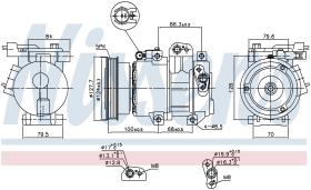  890232 - COMPRESOR KIA RIO II(JB)(05-)1.5 CR