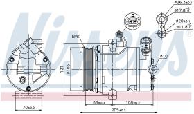  89024 - COMPRESOR VAUXHALL CORSA C(00-)1.8