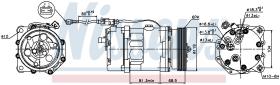 Nissens 89224 - COMPRESOR AUDI A3 96- INC ADAPTER
