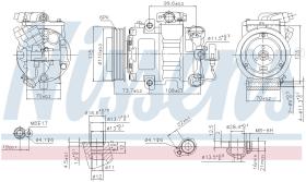 Nissens 89026 - COMPRESOR VOLKSWAGEN POLO IV(9N)(01