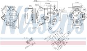 Nissens 890264 - COMPRESOR VAUXHALL ASTRA J (09-) 1.