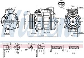 Nissens 890329 - COMPRESOR BMW X5 E70(07-)X5 30SD