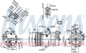 Nissens 890388 - COMPRESOR SUZUKI IGNIS II(03-)1.3 D