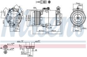 Nissens 89042 - COMPRESOR VAUXHALL CORSA C(00-)1.7