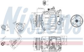 Nissens 89052 - COMPRESOR SEAT EXEO(3R)(09-)2.0 TDI