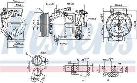 Nissens 890653 - COMPRESOR RENAULT CAPTUR(13-)0.9 TC