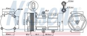  89068 - COMPRESOR FORD CONTOUR(95-)2.5 I V6