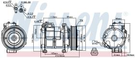 Nissens 89084 - COMPRESOR HONDA ACCORD  VII(CL.CM)(