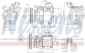 Nissens 89085 - COMPRESOR HYUNDAI COUPE(GK)(02-)1.6