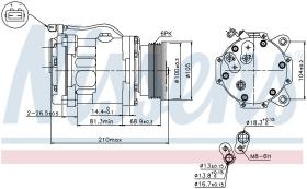  89088 - COMPRESOR VOLKSWAGEN LUPO(6X1.6E1)(