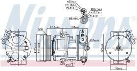 Nissens 89100 - COMPRESOR VAUXHALL CORSA D (06-) 1.