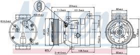 89121 - COMPRESOR RENAULT MEGANE I(95-)1.6