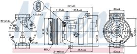  89121 - COMPRESOR RENAULT MEGANE I(95-)1.6