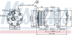 Nissens 89125 - RENAULT MEGANE 96-