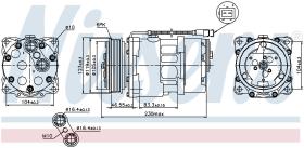 Nissens 89192 - COMPRESOR PEUGEOT BOXER(230)(94-)2.