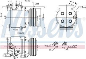  89226 - COMPRESOR HONDA CR-V(RD)(95-)2.0 I
