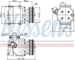 Nissens 89230 - COMPRESOR PLYMOUTH PLYMOUTH VEHICLE