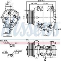  89242 - COMPRESOR HONDA CR-V(RD)(02-)2.0 I