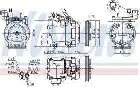  89253 - COMPRESOR HYUNDAI ACCENT (X3)(94-)1